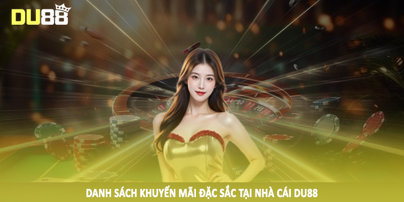 DU88 - Điểm Đến Cá Cược Trực Tuyến #1 Trên Thị Trường 2025 17 Danh sách khuyến mãi đặc sắc tại nhà cái DU88