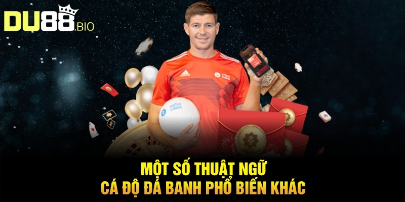 Một số thuật ngữ cá độ đá banh phổ biến khác
